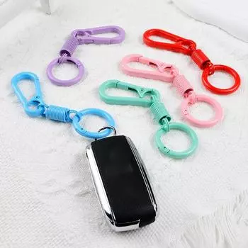 1шт брелок для ключей, подвесной, из цинкового сплава, застежка, подвеска, крепкая, выдвижная, пряжка в форме тыквы, эластичная пружина, карабин для скалолазания