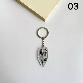 1шт брелок для ключей женская сумка кулон имитация зеленого растения модный лист брелок кулон маленький подарок акрил милый