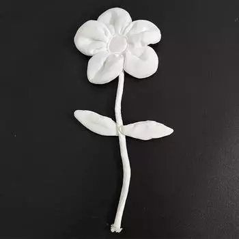 1шт брошь булавка 3D цветок преувеличенный одежда украшение швейная аппликация ручной работы корсаж ретро белый
