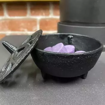 1шт чугунная курильница для благовоний дровяная печь для плавления благовоний