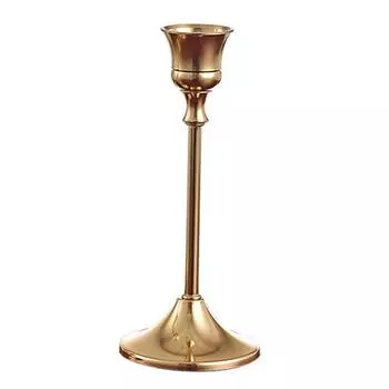 1шт декоративный настольный железный подсвечник металлический подсвечник для камина вечеринка обеденный дом S золотой