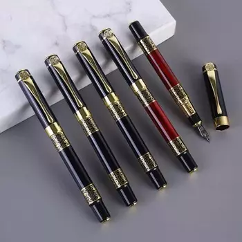 1шт деревянная ручка/шариковая ручка металлическая ручка тело письма гладкая простая мода офис должна быть подходит для офиса, подарков