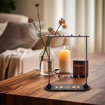 1шт деревянная съемная подставка для кристаллов, каменная подставка для кристаллов, узоры, подставка для кристаллов, многостильная