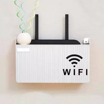 1шт держатель для хранения Wi-Fi стойка пластиковый органайзер многофункциональный маршрутизатор проектор кронштейн для наблюдения настенный маршрутизатор полка