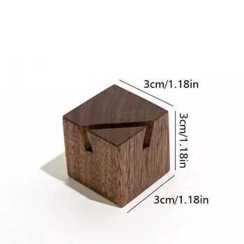 1шт держатель для карточек бумага для записей ореховое дерево вечеринка золото свадьба памятка клип фото несколько стилей украшения аксессуары