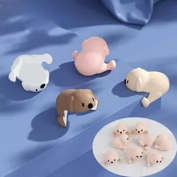 1шт детский антистолкновительный угловой щиток милый щенок безопасность мягкий силиконовый антистолкновительный настольный угловой щиток абрикосовый