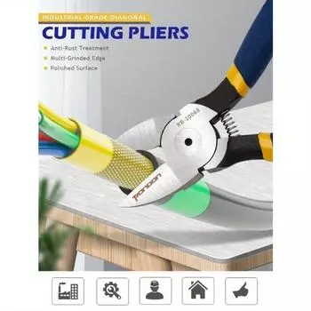1шт диагональные кусачки 6 дюймов инструмент для зачистки проводов бокорезы кабельные кусачки электрики ручной инструмент для самостоятельного ремонта 6 inch
