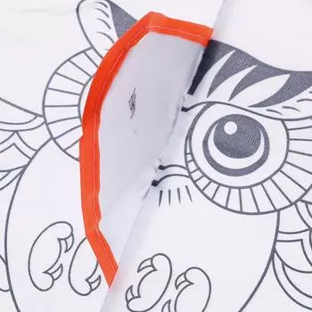 1шт Diy мультфильм живопись воздушный змей складной открытый воздушный змей детские спортивные игрушки