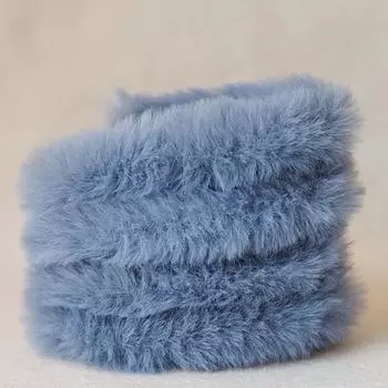 1шт DIY плюшевые куклы скручивающиеся палочки имитация кроличьей шерсти пушистые игрушки материалы миниатюрная кукла 40 мм синий