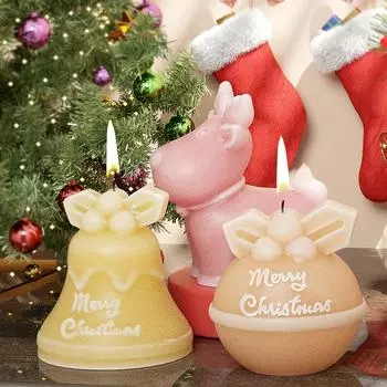 1шт DIY подсвечники ручной работы рождественские украшения формы для капель гипсовые силиконовые формы формы для свечей