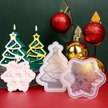 1шт DIY ручной работы трехмерные праздничные атмосферные украшения праздничные украшения формы для свечей