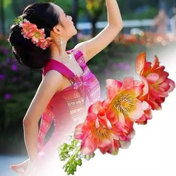 1шт дизайн ретро цветок свадебный имитация волос боковой цветочный гребень для волос элегантный праздник вечеринка