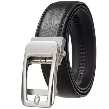 1шт. Двухслойный ремень из коровьей кожи, автоматическая пряжка, мужской ремень, большой выбор Ly36-561746-1 110-130