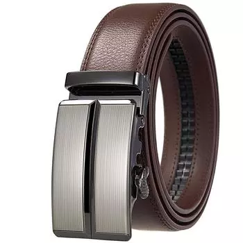1шт двухслойный ремень, ремень с автоматической пряжкой, мужской ремень, повседневный, аксессуары Ly36-87136-1 10cm-130cm