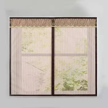 1шт дышащая самоклеящаяся съемная магнитная оконная сетка бесшовная магнитная застежка 80*120cm