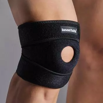 1шт дышащий четыре пружины колено поддержка бандаж наколенник регулируемый надколенник наколенники безопасность