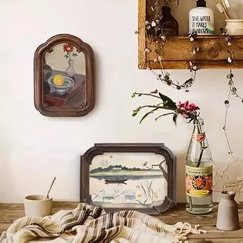 1шт французская фоторамка смоляная подвесная фоторамка комбинированная фотостена американская модель комнаты