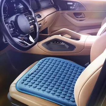 1шт гелевая подушка для сиденья автомобиля летняя дышащая сотовая конструкция цельный охлаждающий коврик для автомобиля домашнего офисного кресла универсальный