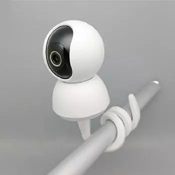 1шт гибкий настенный держатель шланга подставка для камеры поворотный монтаж без сверления кремнеземный кронштейн