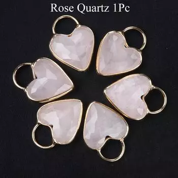 1шт граненый кристалл с гравировкой сумочка подвеска в виде сердца, Рейки Исцеление натуральный камень аметист подвески для DIY ожерелье брелок подвесные ювелирные аксессуары 1Pc/18mm