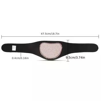 1шт. Грелка для шеи, самонагревающийся массажер для защиты шеи, может нагревать и обертывать шейный поддерживающий бандаж, самонагревающийся воротник для шеи Universal size