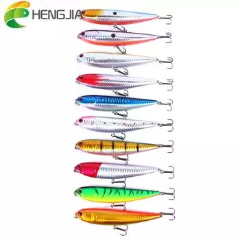 1шт Hengjia 11,5 см/21 г безгубный карандаш гольяна рыболовная приманка для морской рыбалки