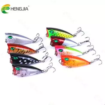 1шт Hengjia 3,2 г/3,5 см мини-поппер приманка для окуня и щуки плавающая приманка