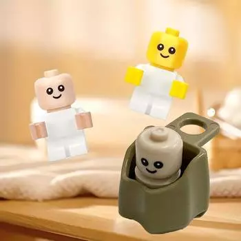 1шт игровой домик детские строительные блоки игрушки, аксессуары для игрушек по уходу за ребенком, игрушки для девочек