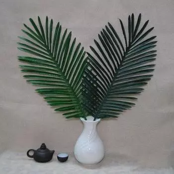 1шт искусственная монстера кубинский королевский пальмовый лист поддельное дерево растение домашний офисный декор M