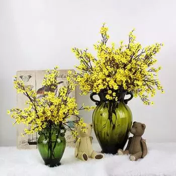 1шт искусственное дыхание младенца моделирование цветок свадьба свадебный банкет домашний декор синий