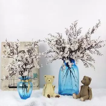 1шт искусственное дыхание младенца моделирование цветок свадьба свадебный банкет домашний декор синий