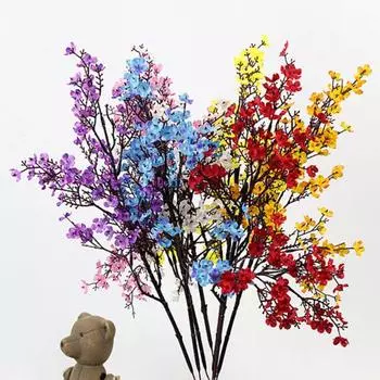 1шт искусственное дыхание младенца моделирование цветок свадьба свадебный банкет домашний декор синий