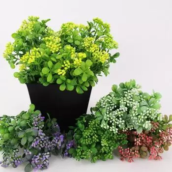 1шт искусственное растение ягодный сад цветочная композиция гостиная бонсай декор