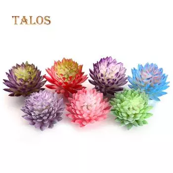 1шт искусственное суккулентное растение пластик эхеверия мини бонсай украшение для дома и офиса 3#