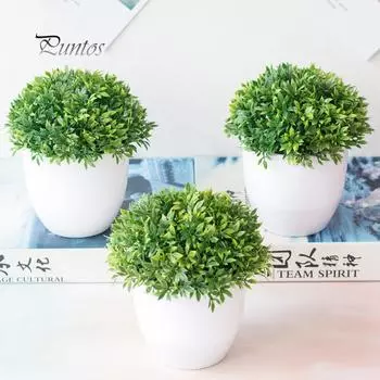 1шт искусственные растения трава мяч Miniascape свадьба дома стол бонсай декор one size