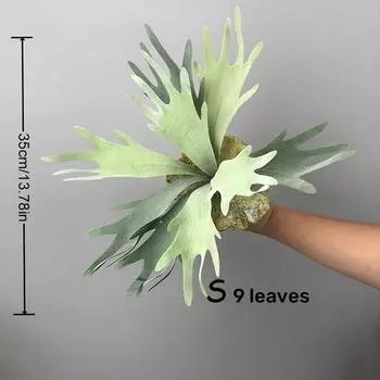 1шт искусственные растения вертикальные настенные акценты искусственная зелень для цветочных композиций имитация рогов оленя и молочай современный S