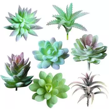 1шт искусственные суккулентные растения сад реалистичные DIY домашний офис бонсай декор 5#