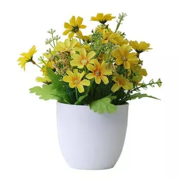 1шт искусственный цветочный сад в горшке DIY вечерние дома праздник Рождество ремесло украшения Рождественский орнамент