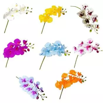 1шт искусственный цветок бабочка орхидея сад DIY вечеринка дома свадебные фото реквизит 3