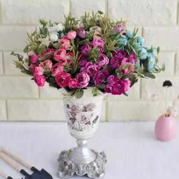 1шт искусственный цветок домашний сад этап свадебная композиция партия DIY украшения