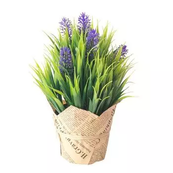 1шт искусственный цветок лаванды растение бонсай домашний офис сад стол партия декор
