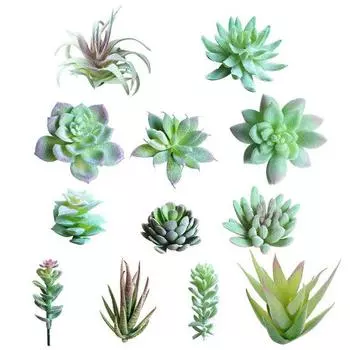 1шт искусственный цветок мини суккулентное растение свадьба домашний стол бонсай декор