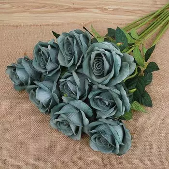 1шт. Искусственный цветок розы для дома, свадьбы, гортензии, декора, свадебного букета no2