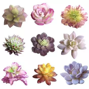 1шт искусственный цветок суккулентное растение DIY сад офис домашний декор стола партии
