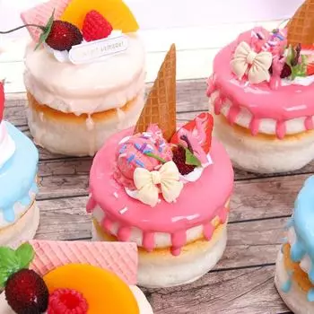 1шт искусственный торт десерт поддельные еда украшения фотография профессиональная еда имитация торт модель чайный стол украшение