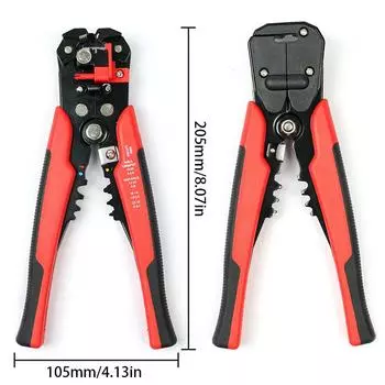 1шт кабельный резак для зачистки проводов автоматический двойной лезвий коаксиальный инструмент для зачистки проводов обжимной кабельный резак