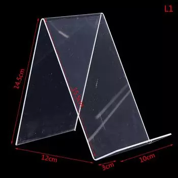 1шт книжная подставка настольный держатель для книг прозрачная акриловая книжная полка L1