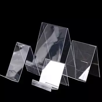 1шт книжная подставка настольный держатель для книг прозрачная акриловая книжная полка L1