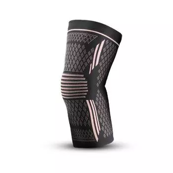 1шт компрессионный наколенник для тренировок поддержка колена для облегчения боли в суставах бег велоспорт баскетбол фитнес вязаные наколенники рукав S