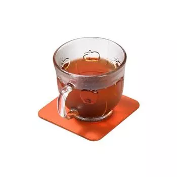 1шт коврики для посуды нескользящие ПУ кожа изоляционная подложка подставка для столовых приборов квадратные подставки для кружек двухсторонние украшения для дома 10*10cm белый